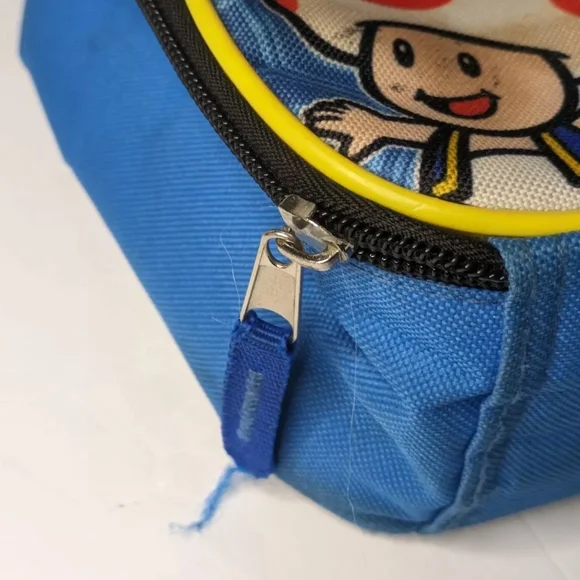 SUPER MARIO BROS, Yoshi, Luigi, kids BPA-free insulated lunch bag. Blue - Picture 6 of 6